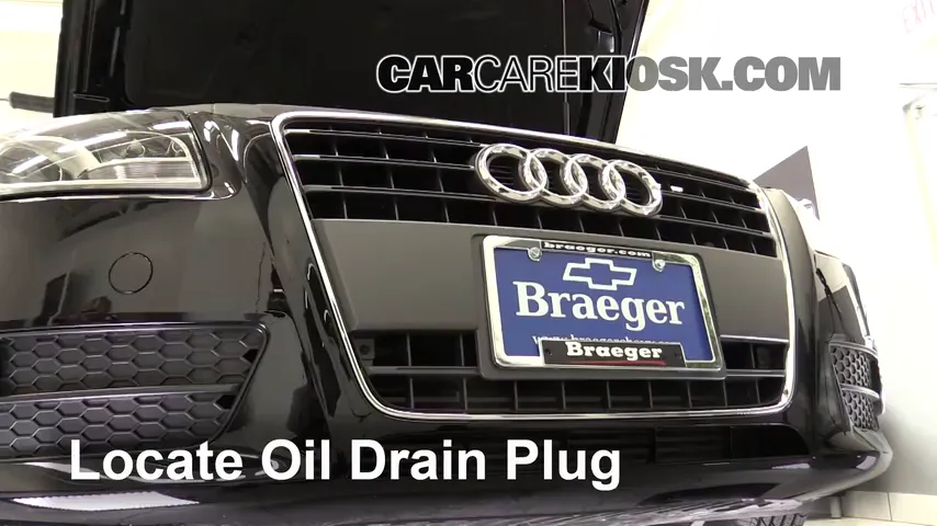 2010 Audi A5 Quattro 2.0L 4 Cyl. Turbo Oil Change Oil and Oil Filter